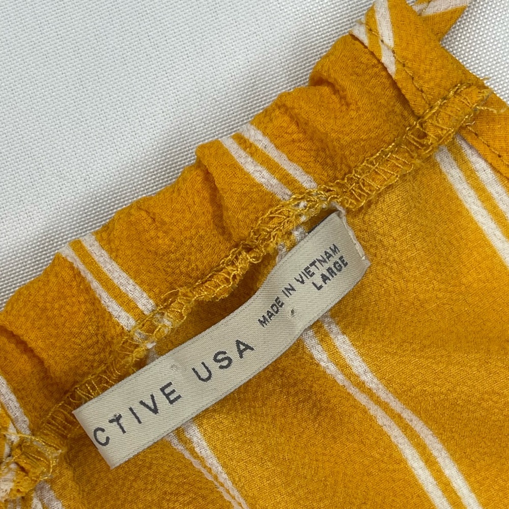 Yellow stripped Blouse